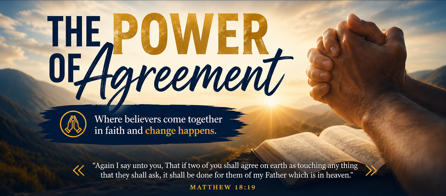 The Power of Agreement Prayer Wall